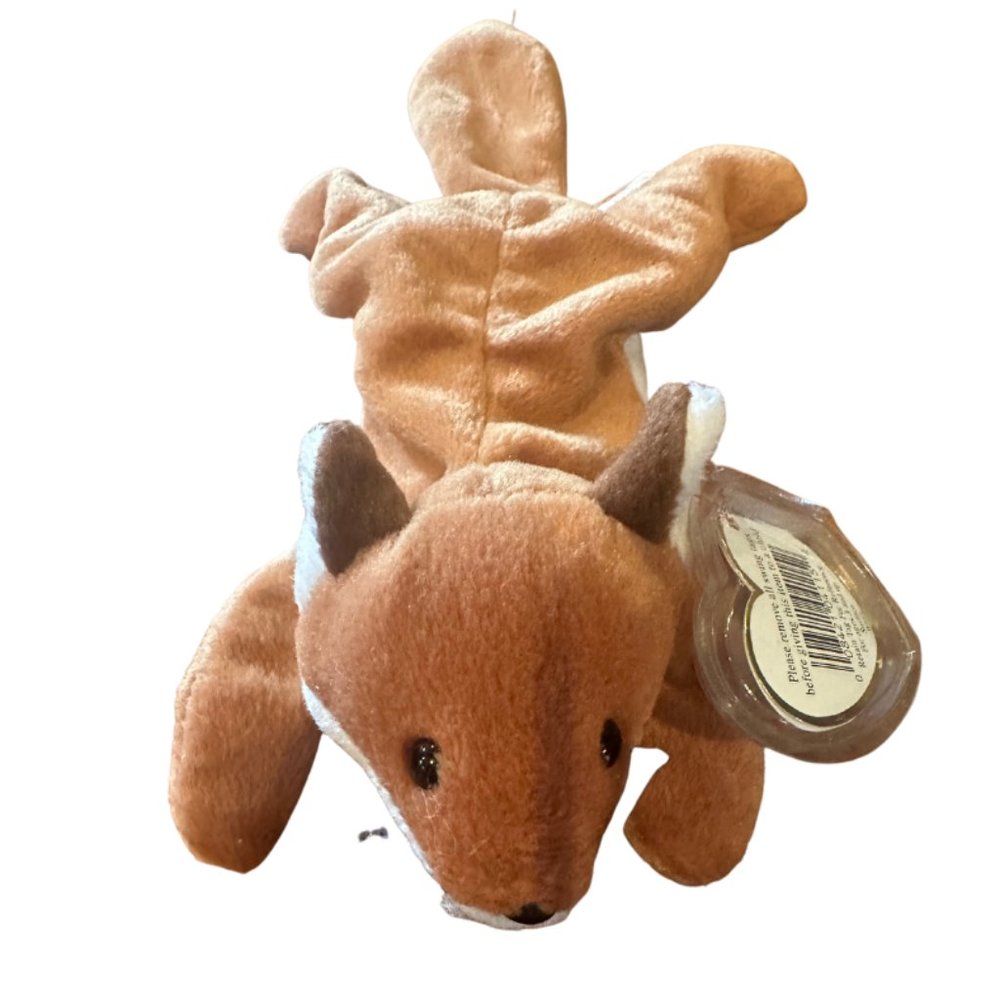 Ty Beanie Babies Sly The Fox NWMT 1998 pvc errors